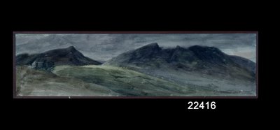 Saddleback et une partie de Skiddaw, de Lonscale Fell, 21 septembre 1806 - John Constable